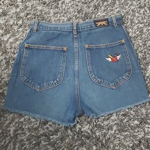 VINTAGE Brittania Cut Off Denim Shorts Sz M